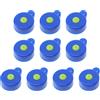 Amosfun Tappi Bersaglio per Bottiglie 10 Pezzi Blu in ABS e Silicone