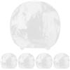 FUNNETOYU Set di 5 pellicole protettive bifacciali Trasparenti in PVC per Racchetta da Ping Pong con adesione sicura per utilizzo Professionale e Protezione Tavolo