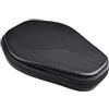 Marchfunny Custodia portatile per pagaia da pong con materiale composito EVA e supporto per palline in rete, per 2 racchette, comoda cinghia da polso per un facile trasporto (nero)