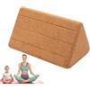 Générique Cork Yoga Blocks - Triangular Natural Oak Yoga Brick 19,5 x 11 x 11 cm
