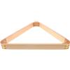 JECOMPRIS 2 Pezzi Triangolo per Palline da Biliardo in Legno Solido Design Elegante e Compatto per Posizionamento di Precisione in Ambienti Professionali e Sale da Biliardo