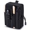 Zeato - Sacchetto tattico EDC, Utility gadget per cintura per telefono cellulare iPhone 6/6 Plus 7/7 Plus, Samsung Galaxy S8 S7 S6, LG, HTC e altri, Uomo, Black