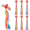 Generic Danzanti da Polso Multicolori A Mano 6 Pezzi 50 Cm