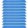 CLISPEED Kit di Marcatori per Linee Campo da Tennis e Pickleball 10 Pezzi in TPE Blu Installazione Facile per Allenamento Indoor e Layout Accurato