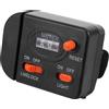 DINHEAROM Contatore di Lunghezza e Batteria 65mah Misurazione Bidirezionale Leggero in ABS Strumento Portatile Lenza da Pesca per Canna e Filo da Pesca