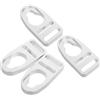 DEARMAMY Clip per Sedile Kayak per Fissaggio Sicuro 4 Pezzi in Alluminio Resistente alle Intemperie, Fibbia Robusta e Durevole Accessorio Essenziale per Kayak in Condizioni Marine