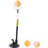 Tofficu Allenatore Ping Pong con Ventosa Stabile e Asta Flessibile in PVC e Lega di Alluminio per Allenamento Tennis Tavolo a Casa in Viaggio Miglioramento velocità Reazione