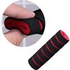 INOOMP Manopole in Schiuma Rossa per Manubrio Bicicletta Mountain Bike e Dirt Jumper, Antiscivolo Assorbimento Vibrazioni, 2 Paia per Maggiore Comfort e Sicurezza