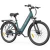 ALLGOBIKE 27.5 pollice Bici Elettrica uomo donna, 36 V 15 Ah Removable Battery 120Km 250W Autonomy bici pedalata assistita for Urban Commuters 7 Velocità Freni a Disco,Sospensione Anteriore