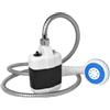 KHBUAB Doccia Portatile da Campeggio Ricaricabile USB Pompa Semplice da Usare in Metallo per Uso Esterno e Domestico, Doccetta Maneggevole e Funzionale