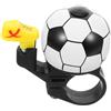 YARNOW Campanello per Bicicletta Professionale Forma di Pallone da Calcio Suono Forte e Chiaro Compatibile con Mountain Bike e Bici da Corsa Facile da Installare Senza Attrezzi