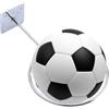 DIYEAH Portapalloni da Parete in Ferro 4 Pezzi Supporto per Palloni da Calcio e Pallavolo Grande Capacità di Carico e Facile Installazione per Casa e Ufficio