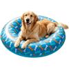 Generic Galleggiante da piscina per cani, a prova di perdite, gonfiabile in PVC antiscivolo, per divertimento in acqua e giochi in spiaggia, ideale per razze piccole e medie, galleggiante durevole per piscina