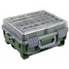 Baoblaze Custodia da Pesca Impermeabile Scatola per Esche Rigida Valigetta Attrezzatura Organizer da Pesca con Struttura Solida Ordine E Accesso Rapido Adatta Barca Viaggi, Array, Verde
