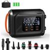 Mojimdo Pompa elettrica SUP 20 PSI con luce LED, pompa ad aria portatile con 5 modalità e modalità personalizzata, doppio gonfiaggio rapido, spegnimento automatico e ricarica automatica da 12 V, per