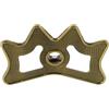 Warmhm Supporto per Stecca da Biliardo in Metallo Oro, Porta Ponte Portatile Design Semplice ed Elegante per Uso Interno e Casa, Facilita la Conservazione