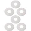 Hemobllo Guarnizioni Valvola Gonfiabile PVC Bianco 6 Pezzi per Gommone | Rondella Sigillante per Perdite, Installazione Semplice, Leggero e Ermetico, per Materasso ad Aria e Campeggio