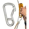 Generisch Gancio a molla, moschettone di sicurezza, clip in acciaio , collegamento a | fune, collegamento a corda ad alte prestazioni, fibbia di collegamento per amaca, set da viaggio, campeggio, pesca