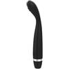 Generico Vibratore a forma di dito, punta curva, silicone morbido | Velocita regolabili, anello per dito, alimentato a batteria, controllo manuale, H117(Black-Unheated)