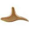 Supvox Guaha Shaker in legno per raschiatura piastra a forma di strumento Guasha Verawood Natural per SPA Agopuntura