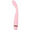 Generico Vibratore a forma di dito, punta curva, silicone morbido | Velocita regolabili, anello per dito, alimentato a batteria, controllo manuale, H117(Pink-Unheated)
