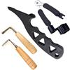 Fxndknjks 1 Set Chitarra String Stretcher Multifunzionale Chitarra Perizoma Winder Guitar Adjustment Tool Set