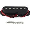 FLEOR Pickup al manico Single Coil in ceramica tono vintage per chitarra stile ST, nero