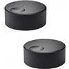 SEIWEI 2 manopole di controllo del volume in alluminio, 32 mm x 13 mm, interruttore di controllo elettronico per home theater, sale conferenze, sistemi audio e studi musicali personali