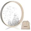Aemrovi Ocean Drum - Tamburo marino con guscio in legno duro e perline ondulate (25,4 cm)