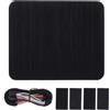 Gistuch Amplificatore per auto DSP di classe AB, 320 W, che migliora la qualità del suono. Amplificatore per altoparlanti in lega di alluminio, compatibile con Android, dotato di un grande schermo, 4