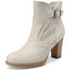 QUEEN HELENA Tronchetti Donna Stivaletti con Tacco Alto X34-79 (Beige, Taglia unica, Sistema Taglie Calzature EU, Adulto, Donna, Numero, Media, 40)