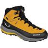 Salewa Mountain Trainer 2 Powertex Mid Scarponcini da Trekking per Bambini , Giallo, 30