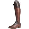 ABFRCVFY Stivali da equitazione da donna in pelle al ginocchio stivali da equitazione vintage stivali alti a punta tacco basso stivali equestri, 3.5 UK stretto