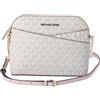 Michael Kors - Jet Set, borsa a tracolla in pelle di medie dimensioni, Rosa Vaniglia Blush