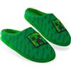 MINECRAFT Ciabatte Bambino, Accogliente Creeper Casa Scarpe - Regalo Ragazzo (Verde, 36/37 EU)