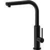 NEWFORM - KONBU miscelatore a L per lavello + doccetta [nero opaco]- 72535.01.093