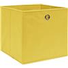 Lumanois Scatole Portaoggetti 4pz Gialle 32x32x32 cm Tessuto,Casa e Giardino,Immagazzinamento e organizzazione,Contenitori per Oggetti Domestici,2.4kg-288365