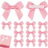 Pamtns 50 Pezzi Fiocchi di Nastro Fiocchi da Regalo Autoadesivi Fiocchetti Piccoli per Decorazioni Focchi Prefabbricati con Nastro Biadesivo Decorazione per Matrimoni Feste Fai da Te Artigianato
