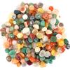 GFUEIGJ Pietre preziose da 500 g, piccole pietre naturali colorate, agata, pietre semipreziose, per fai da te, gioco di pietre preziose, compleanno per bambini