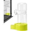 Zhajipai Dispenser d'Acqua Per Uccelli | Abbeveratoio Automatico Sospeso Trasparente,Mangiatoia e Abbeveratoio per Parrocchetti,per Cocoriti, Inseparabili, Canarini, Fringuelli, Diamanti Mandarini, Pappagalli,