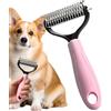 Generico Pet Grooming Rake - Rastrello per Toelettatura Animali | Pettine Districante | Spazzola Perr Pulizia E Cura del Pelo | Articoli per Cani E Gatti, Tosatore Scioglinodi Doppia Faccia