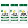 Generico Acido Citrico Anidro Puro 100% - Confezione da 3 x 1 Kg (3 Kg Totali) - Anticalcare Naturale, Disincrostante, Ammorbidente per Bucato, Brillantante Lavastoviglie, Decalcificante per Pulizie Ecologiche