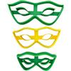 Tagliabiscotti.it - Cutter di 3 maschere di carnevale - Tagliabiscotti Stampi per biscotti frolla o decorazioni torte in pasta di zucchero - COLORI CASUALI - Misure 8-10-12cm (parte lunga).