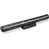 TABHOUKIT Mattarello Marmo con Supporto 40 cm, Nero