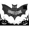 Generic Tappeto di Halloween Porta Arredamento Gotico Decorazioni Interni Esterni Ingresso Casa Infestata Festa