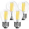 LangPlus+ Lampadina LED Edison E27 a vite, dimmerabile, Confezione da 4