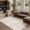 PureCozy Vintage Tappeto Salotto 160x230cm Grande Beige Antiscivolo Lavabile in Lavatrice Tappeti Camera da Letto Soggiorno Ufficio Moquette Interno Carpet Pelo Corto Rug