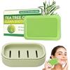 BCZR 1 saponette al tea tree, saponi naturali con proprietà purificanti, idratano in profondità e detergono delicatamente la pelle donando una sensazione di freschezza, detergente per corpo e viso