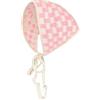 Wambere 1 bandana all'uncinetto, fascia per capelli, vintage, motivo floreale, stile rurale, per donne e ragazze, colore bianco cipria