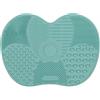 Generic Tappetino per la pulizia dei pennelli per il trucco - Tappetino per la pulizia in silicone con, L 15,5 cm, L 11,5 cm, morbido, multiuso per sopracciglia, labbra
